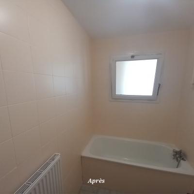 salle de bain après