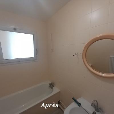 salle de bain après