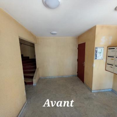 escalier avant