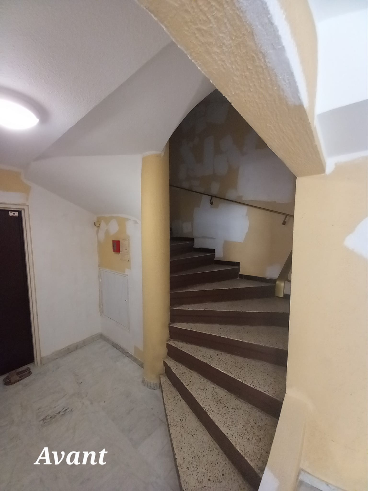 escalier avant